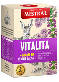 Vitalita s vitamínom B6, tymianom a šalviou